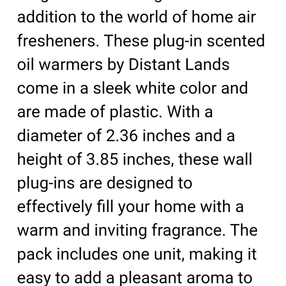 White Plug-In Fragrance Diffuser - Picture 4 of 4